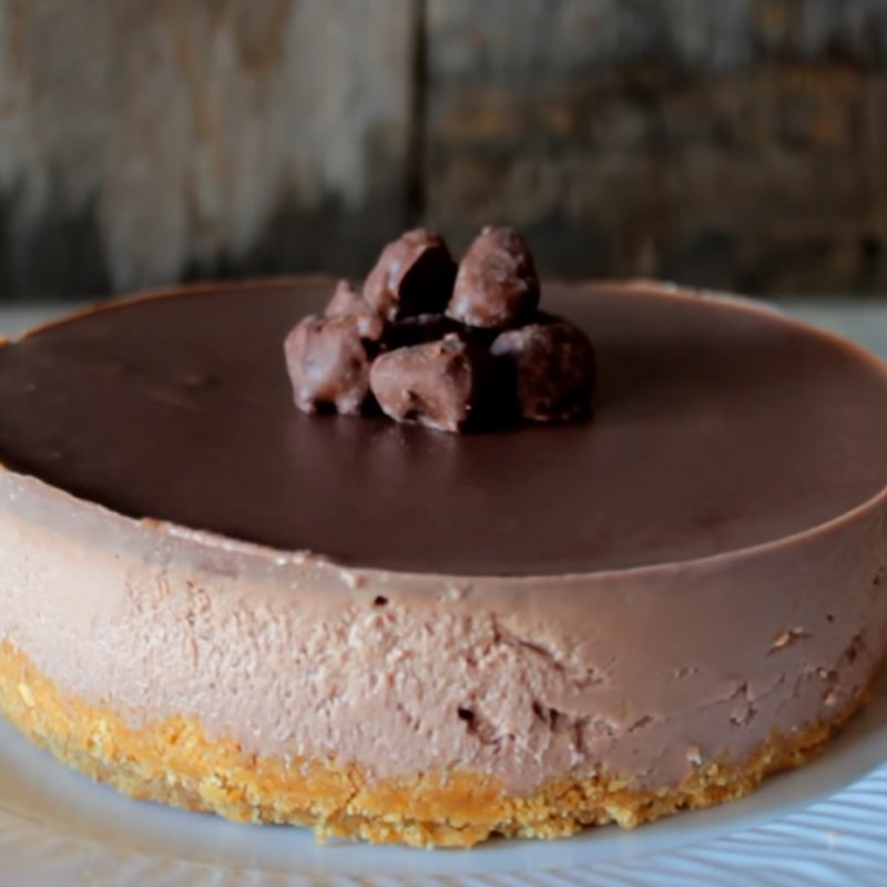 Bước 7 Thành phẩm Cheesecake milo