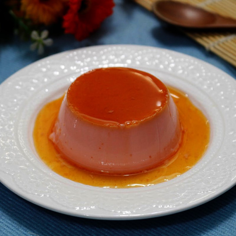 Bước 5 Thành phẩm Bánh flan dâu tây