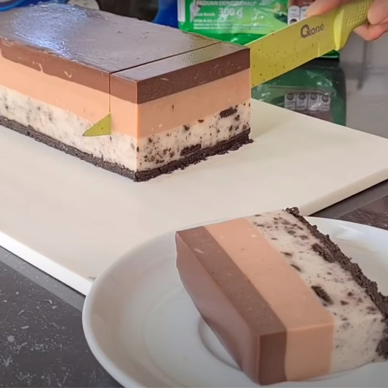 Bước 7 Thành phẩm Pudding milo oreo socola