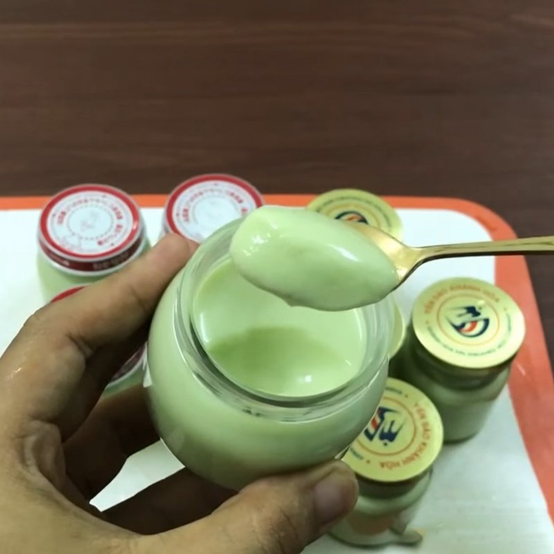 Bước 4 Thành phẩm Sữa chua matcha