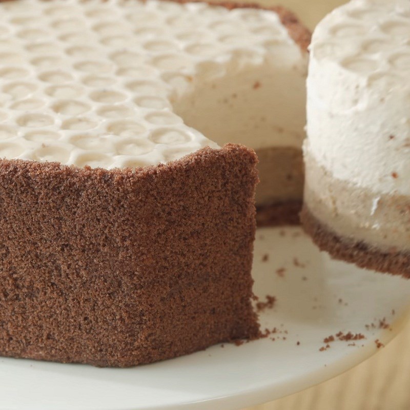 Bước 6 Thành phẩm Bánh cheesecake phô mai mật ong hạt dẻ