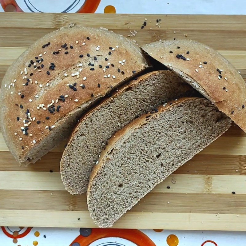 Bước 6 Thành phẩm Bánh mì nguyên cám bằng nồi chiên không dầu