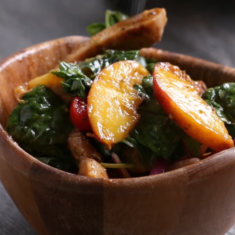 Bước 7 Thành phẩm Salad đào nướng