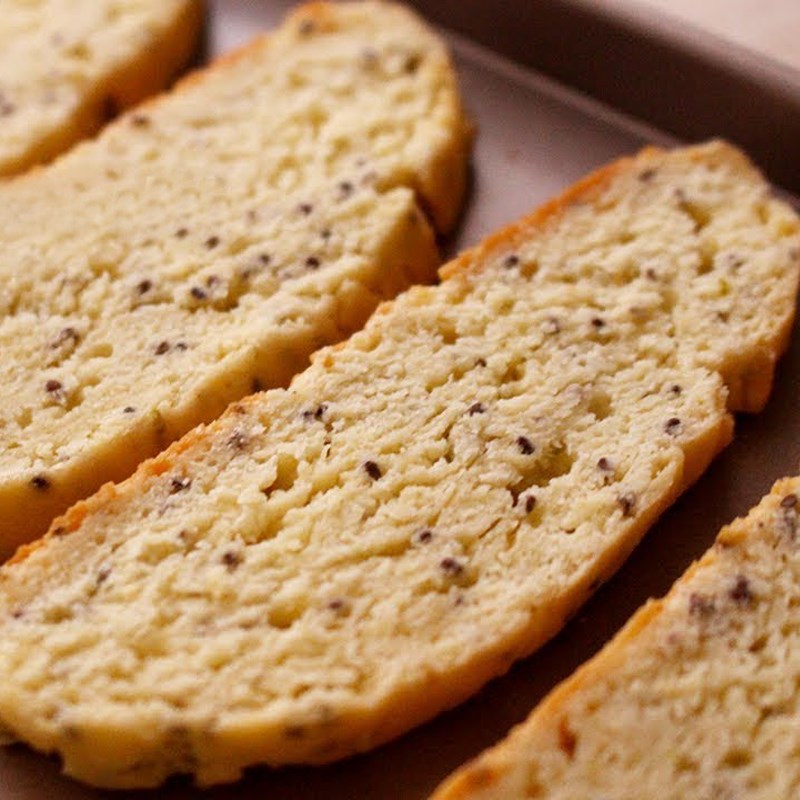 Bước 7 Thành phẩm Biscotit hạt chia hương tắc