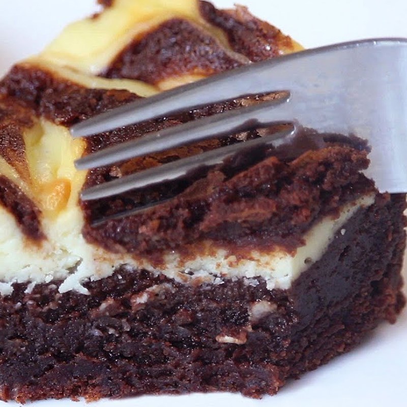 Bước 7 Thành phẩm Bánh brownie cheesecake