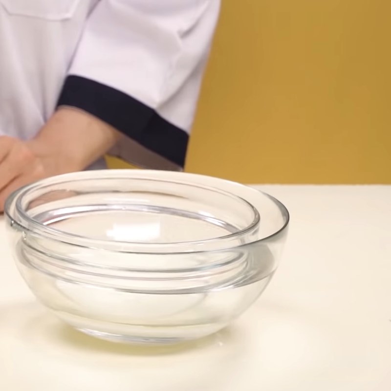 Bước 3 Trộn bột Bánh mút rửa chén