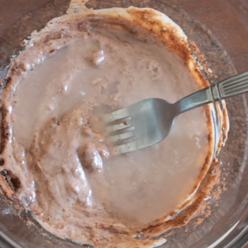 Bước 5 Trộn kem milo lần 2 Cheesecake milo