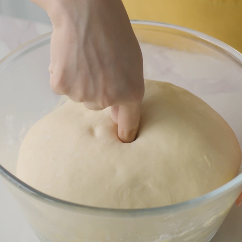 Bước 3 Ủ bột Bánh mì sữa bắp Nhật Bản