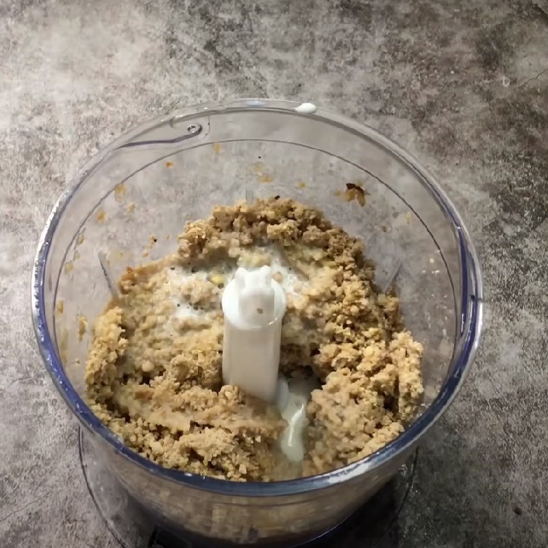 Bước 4 Xay hỗn hợp hạt dẻ bơ Bánh mì hạt dẻ