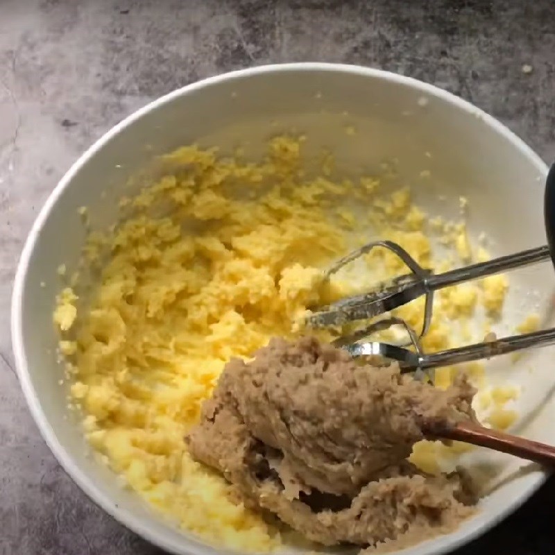 Bước 4 Xay hỗn hợp hạt dẻ bơ Bánh mì hạt dẻ