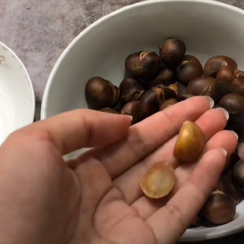 Bước 4 Xay hỗn hợp hạt dẻ bơ Bánh mì hạt dẻ