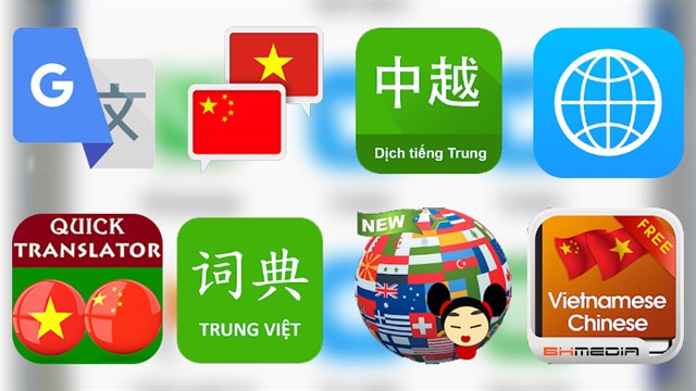 8 ứng dụng dịch tiếng Trung trên điện thoại chuẩn, miễn phí
