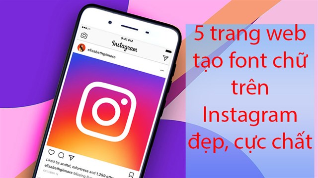 5 trang web tạo font chữ Instagram đẹp, cực chất