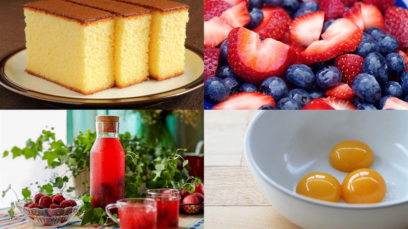 Nguyên liệu món ăn trifle