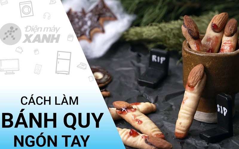 Bánh quy ngón tay ma quái