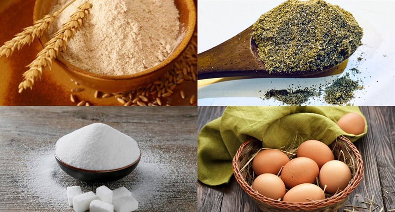 Nguyên liệu món ăn bánh mút rửa chén