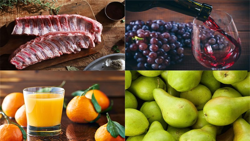 Nguyên liệu món ăn sườn nướng cam