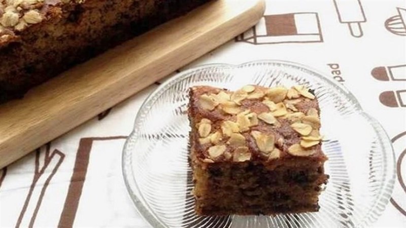 bánh chuối nướng yến mạch