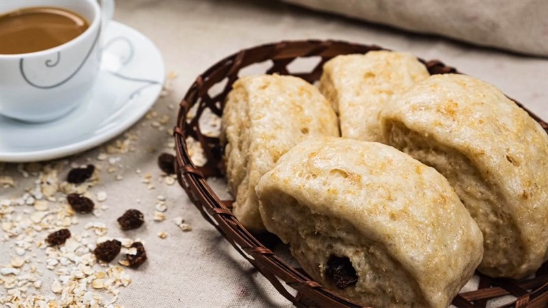 bánh bao bột mì yến mạch