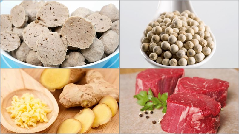 Nguyên vật liệu món nạp năng lượng 3 phương pháp nấu bếp phsinh sống bò