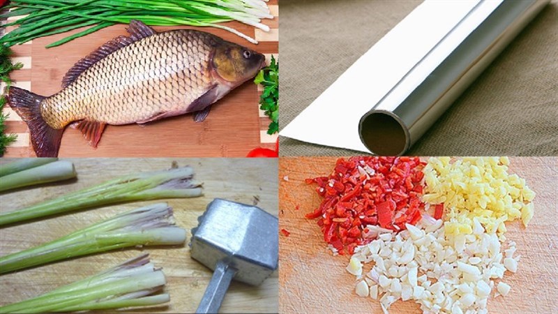 Nguyên liệu món ăn 3 cách làm cá chép nướng