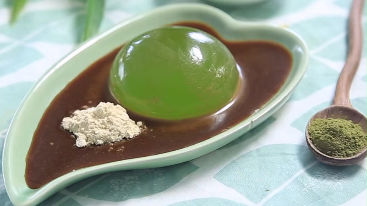 Mochi giọt nước matcha