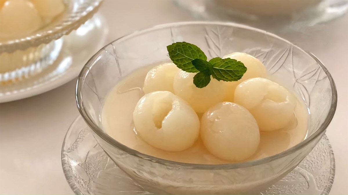 Pudding nhãn sữa đậu nành