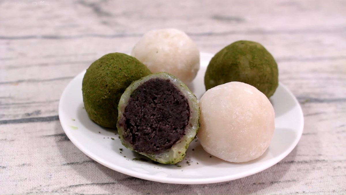 Bánh mochi đậu đen