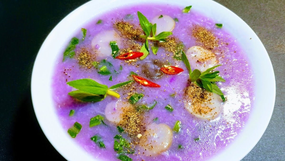 Canh khoai mỡ chay