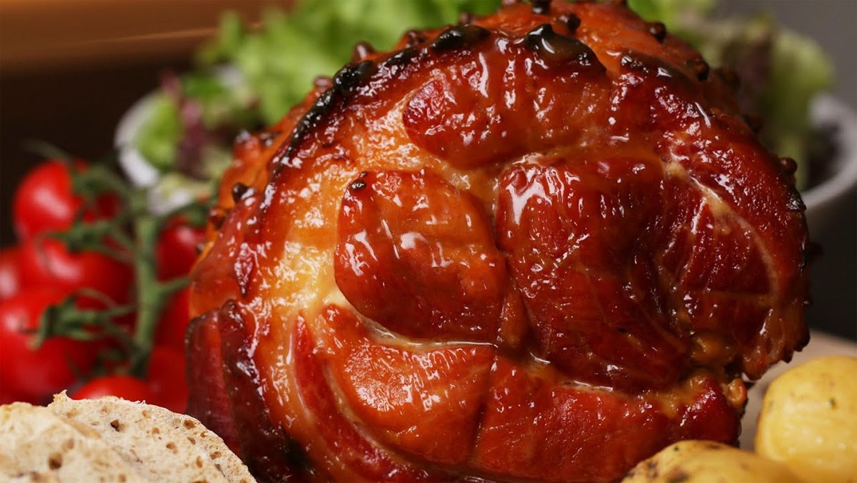 Dăm bông nướng - Glazed Ham