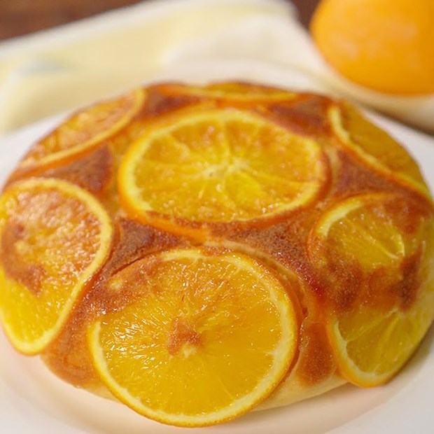 Cách làm bánh bông lan cam bằng nồi cơm điện thơm ngon mềm mịn
