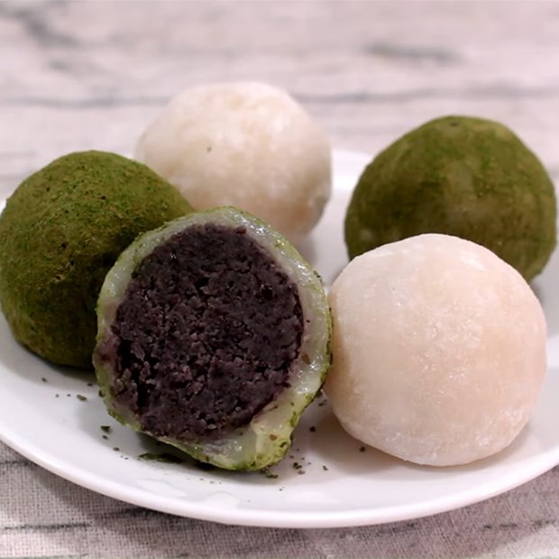 Bánh Mochi Nhân Đậu Đen