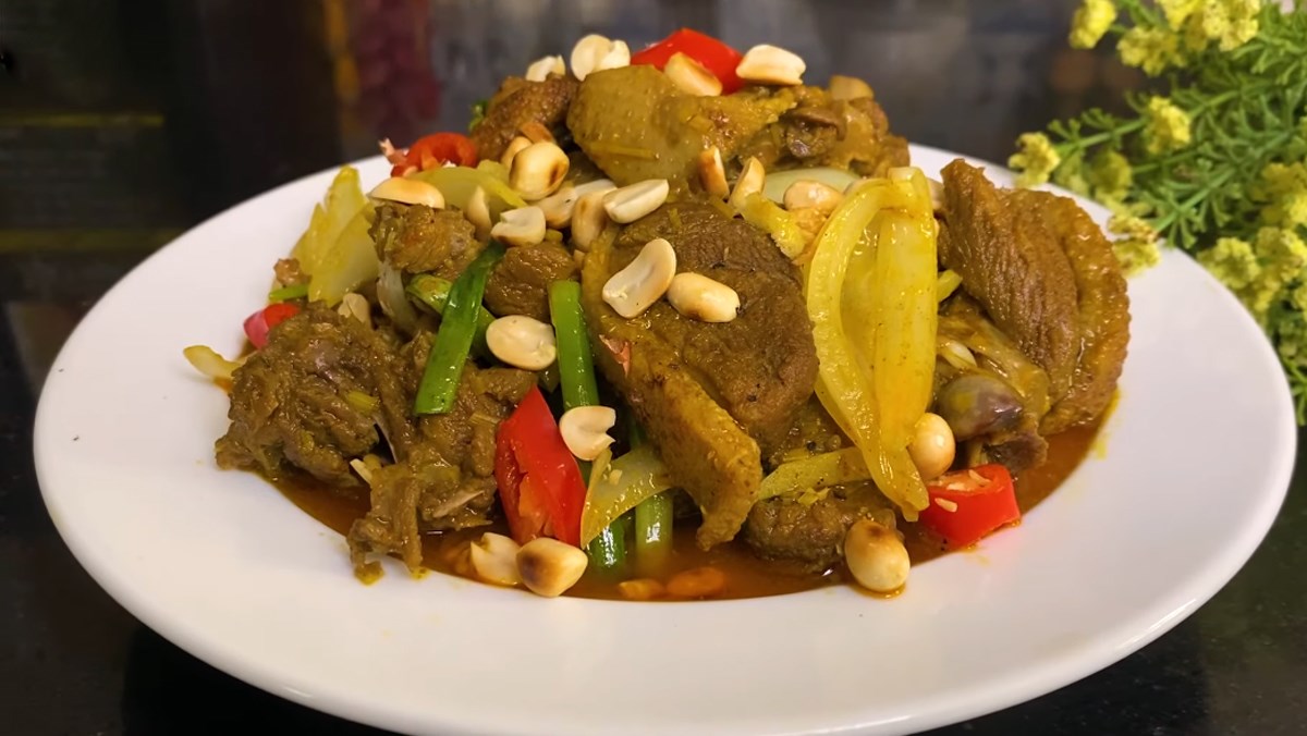 Vịt xào lăn