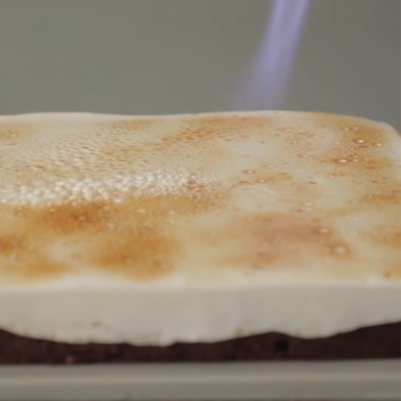 Bước 7 Cắt bánh Bánh Brownie Marshmallow
