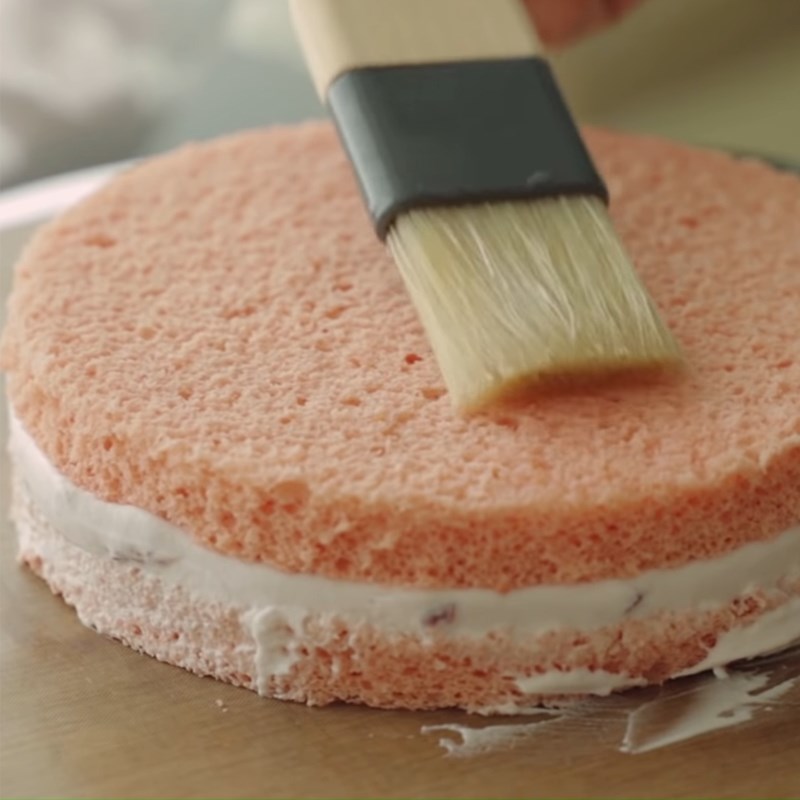 Bước 6 Ghép bánh kem Bánh kem cherry