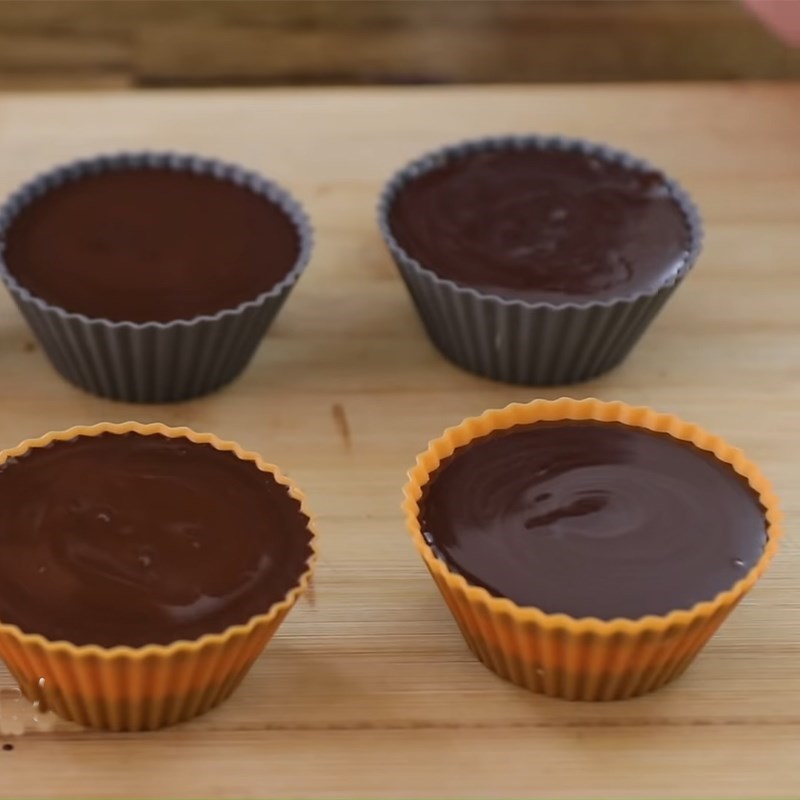 Bước 4 Hoàn thành Kẹo peanut butter cup
