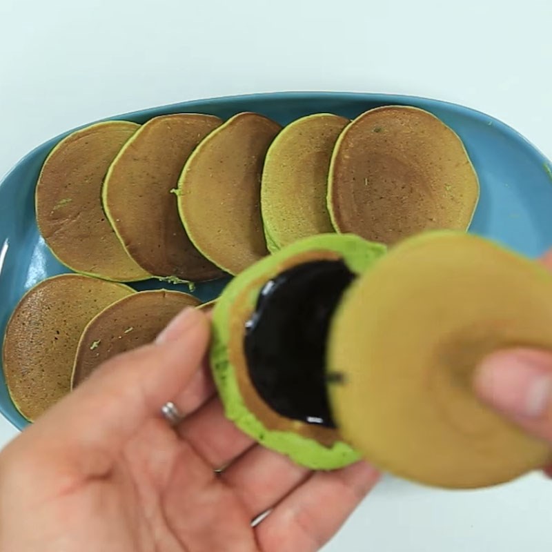 Bước 6 Kẹp bánh Bánh rán trà xanh nhân socola