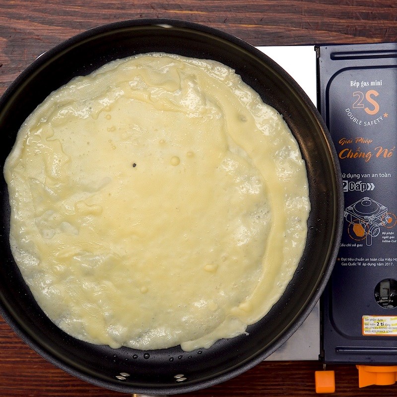 Bước 5 Làm bánh crepe Bò Wellington