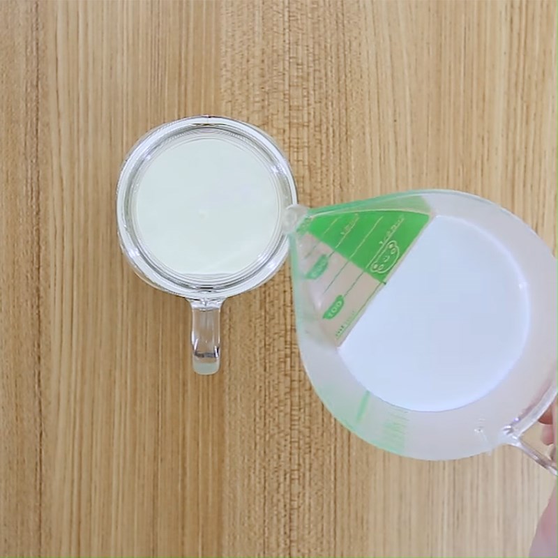 Bước 4 Làm milk foam Sữa khoai lang hạt óc chó