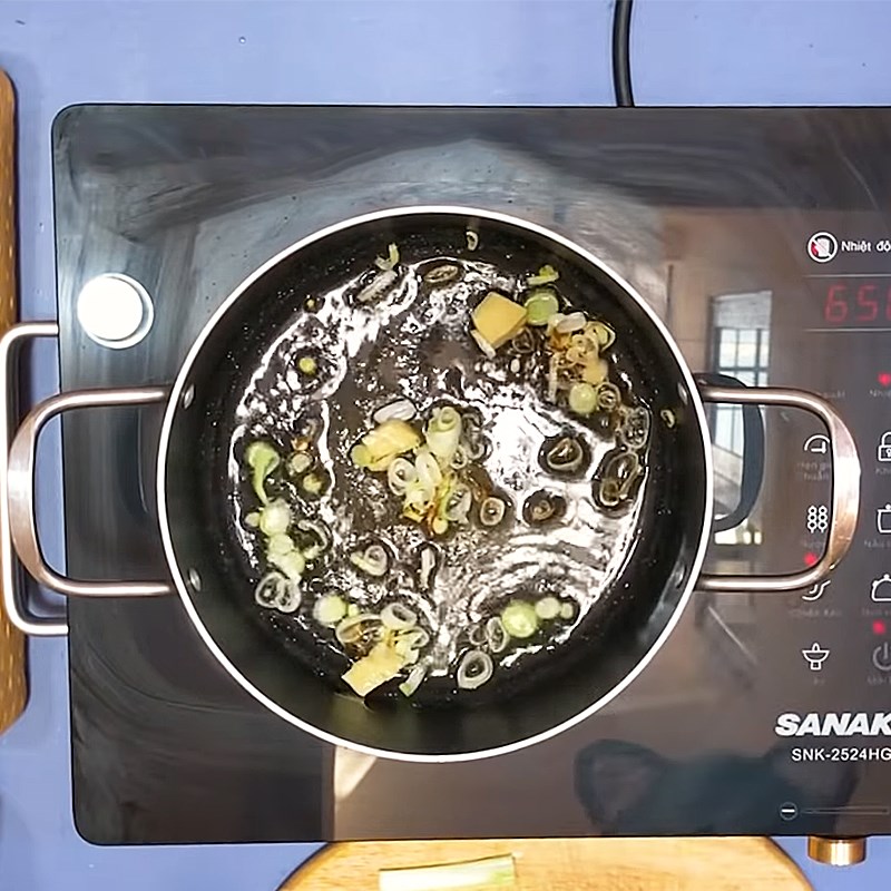 Bước 3 Nấu canh Canh rong biển nấu ngao