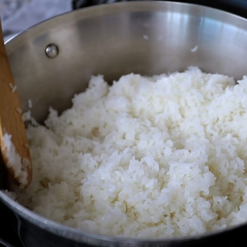 Bước 1 Nấu cơm Siro gạo nâu