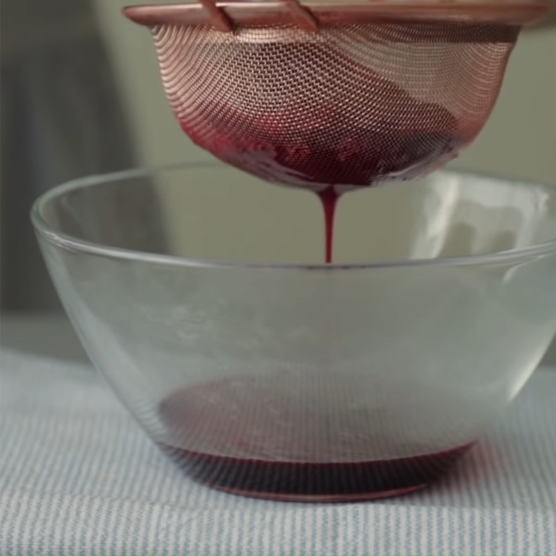 Bước 4 Nấu siro cherry Bánh kem cherry