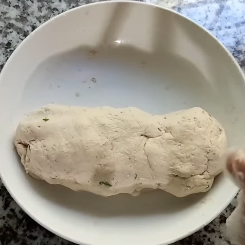 Bước 3 Nhồi và tạo hình bánh phồng cá Bánh phồng cá thác lác