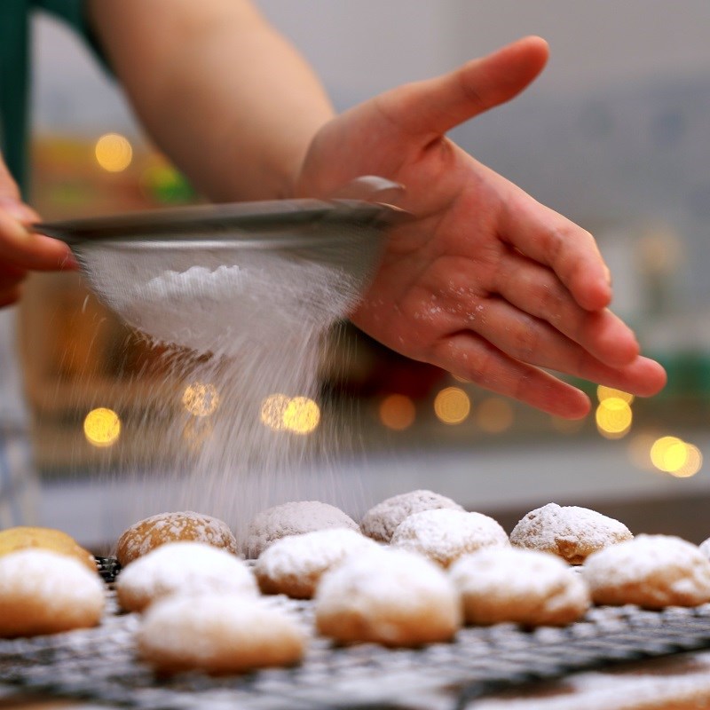 Bước 5 Nướng bánh Bánh snowball cookies