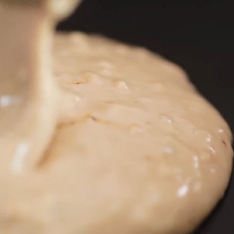 Bước 3 Rán bánh Pancake trà sữa đàng đen
