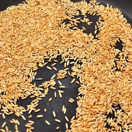 Bước 3 Rang gạo Cháo vẹm