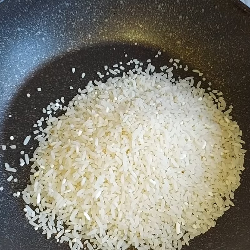 Bước 6 Rang và nấu gạo Cháo lòng chay