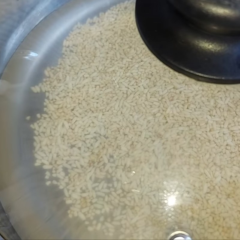 Bước 6 Rang và nấu gạo Cháo lòng chay