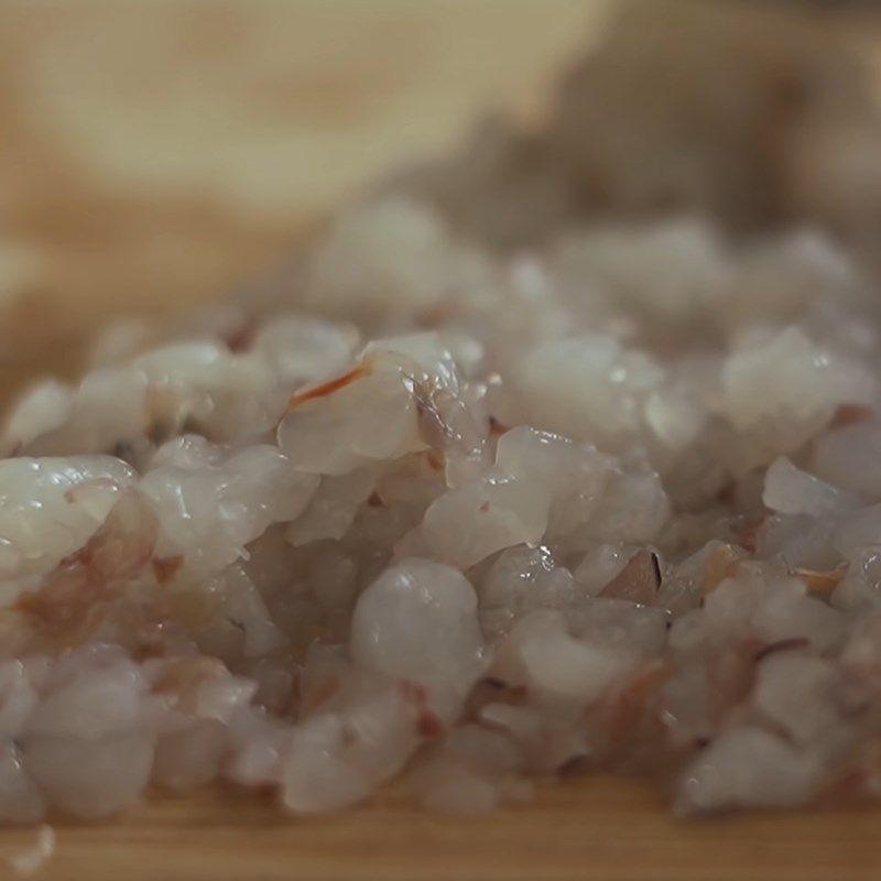 Bước 1 Sơ chế tôm Sandwich tôm chiên xù