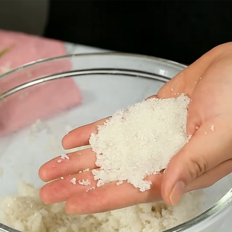 Bước 3 Tạo hình Bánh sago khoai lang tím viên tròn